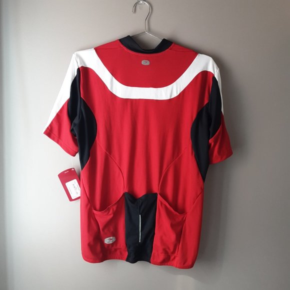 Sugoi Men's Evolution Full-Zip Cycling Jersey Matador Red & Black New! Size XL - Picture 6 of 14